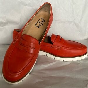 RARE fs/ny Italian leather penny loafers